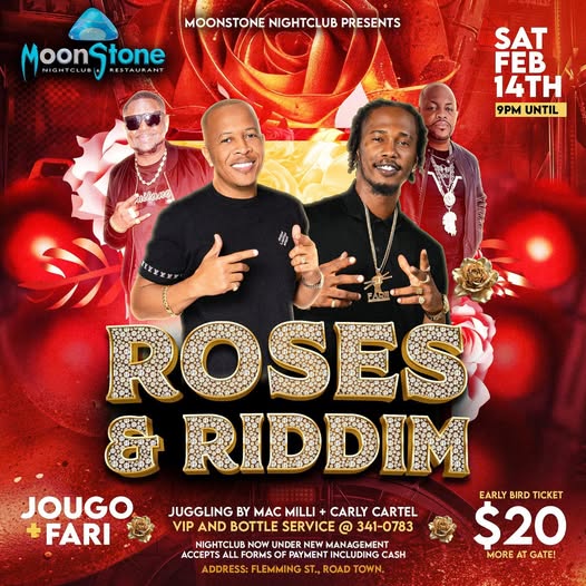 Roses & Riddim At Moonstone – Feb. 14