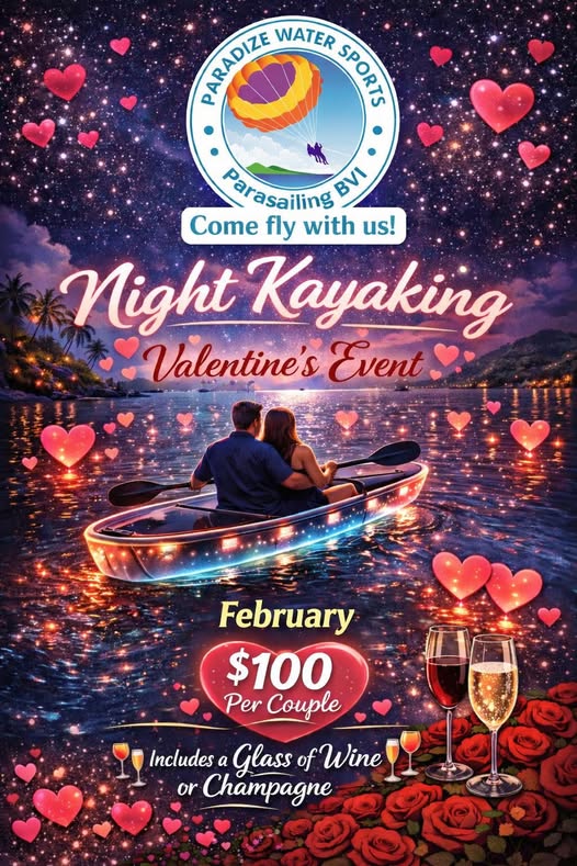Night Kayaking Valentine’s Activity – Feb -12-16